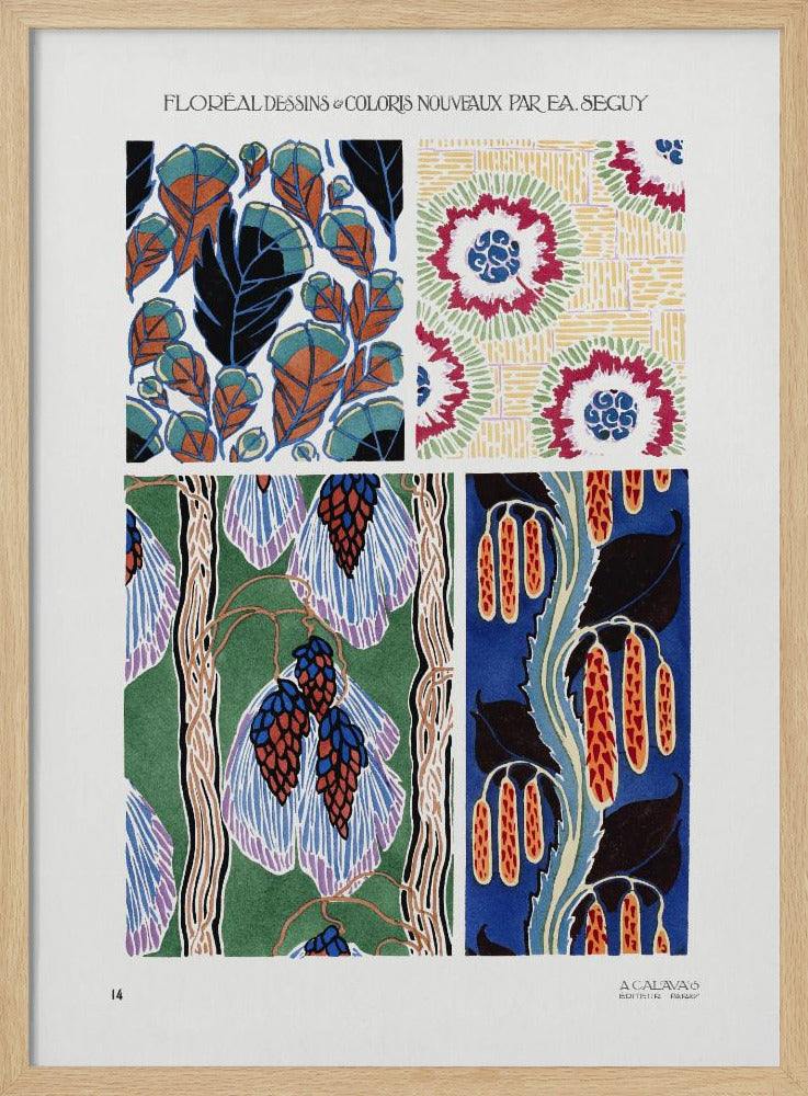 Patterns 14 - Stretched Canvas, Poster or Fine Art Print I Heart Wall Art