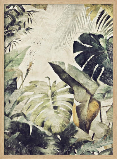 I Jungle01x a 50x70xb - Stretched Canvas, Poster or Fine Art Print I Heart Wall Art