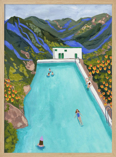 Hotsprings - Stretched Canvas, Poster or Fine Art Print I Heart Wall Art