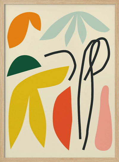 Composition - Stretched Canvas, Poster or Fine Art Print I Heart Wall Art