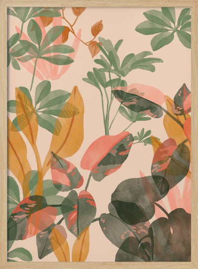 Tropical Mess - Stretched Canvas, Poster or Fine Art Print I Heart Wall Art