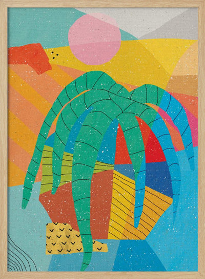 By the Beach - Stretched Canvas, Poster or Fine Art Print I Heart Wall Art