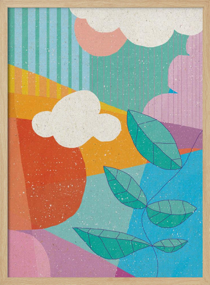 Full Moon - Stretched Canvas, Poster or Fine Art Print I Heart Wall Art