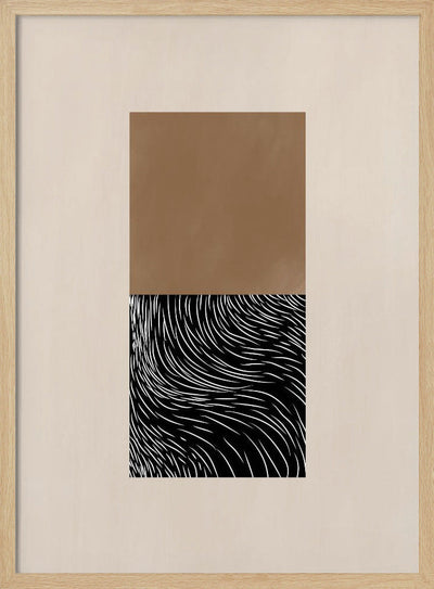 Geometric and Organic Shapes - Stretched Canvas, Poster or Fine Art Print I Heart Wall Art