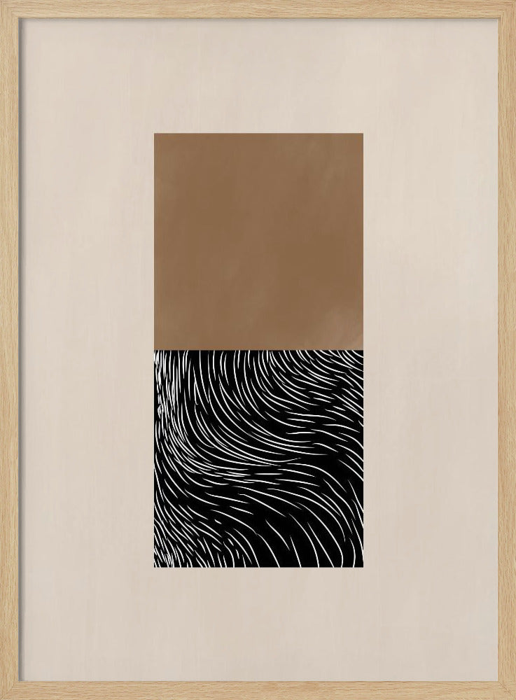 Geometric and Organic Shapes - Stretched Canvas, Poster or Fine Art Print I Heart Wall Art