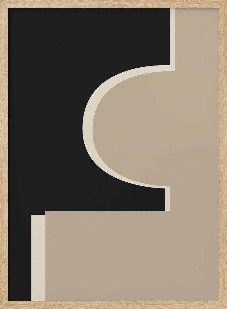 Abstract Graphic Shapes - Stretched Canvas, Poster or Fine Art Print I Heart Wall Art