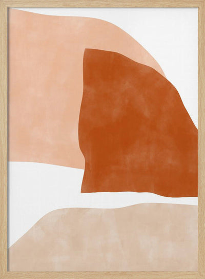 Gentle Earth Tones - Stretched Canvas, Poster or Fine Art Print I Heart Wall Art