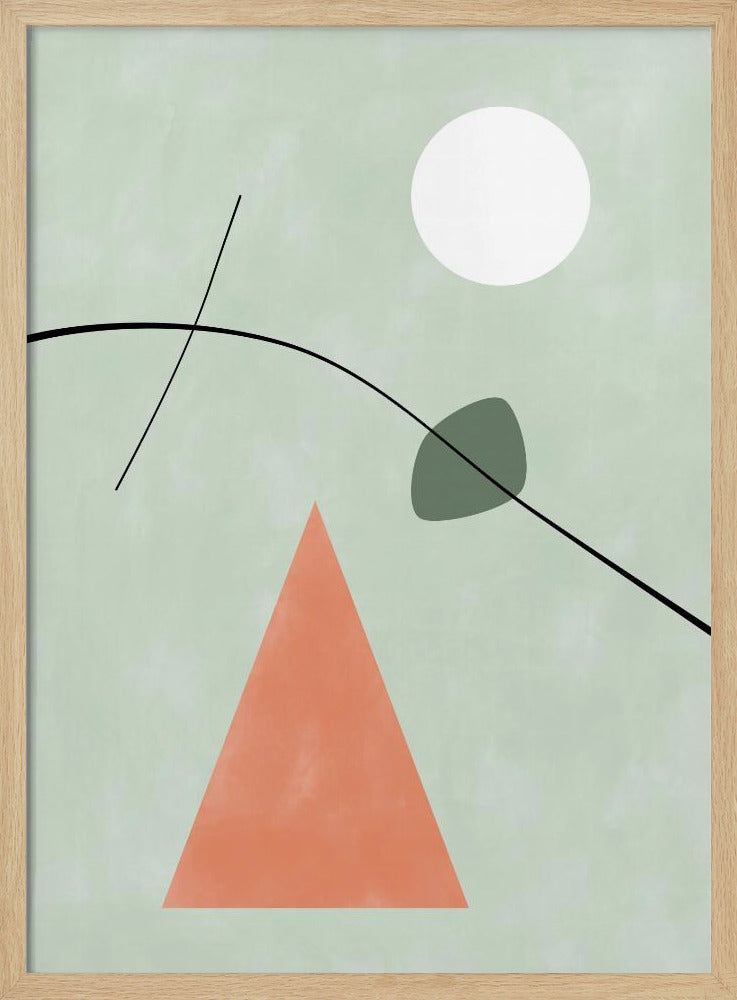 Shapes in Harmony - Stretched Canvas, Poster or Fine Art Print I Heart Wall Art