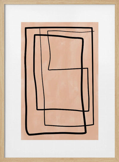 Geometric Elegance - Stretched Canvas, Poster or Fine Art Print I Heart Wall Art