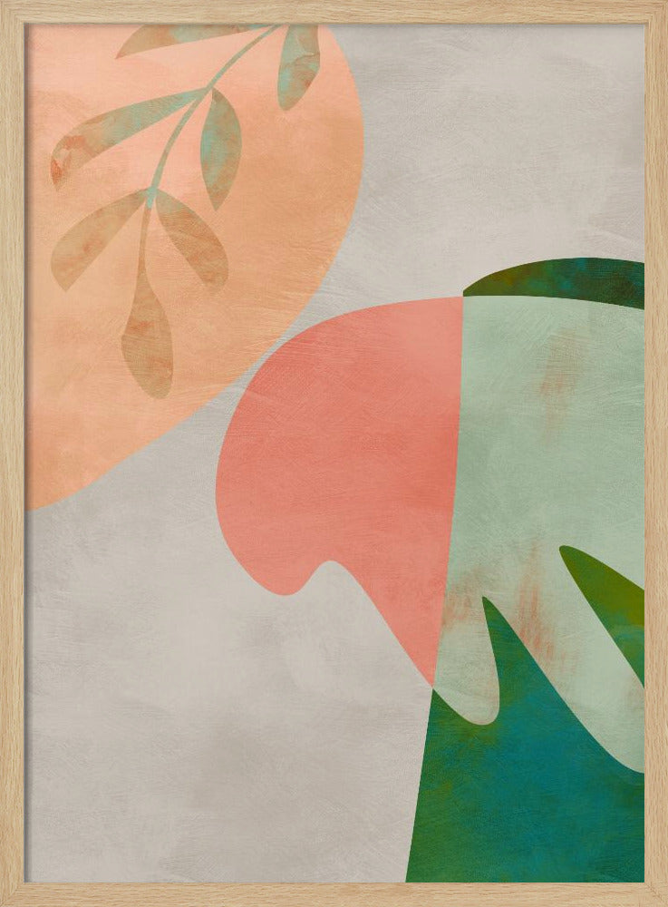 Cut out leaves - Stretched Canvas, Poster or Fine Art Print I Heart Wall Art