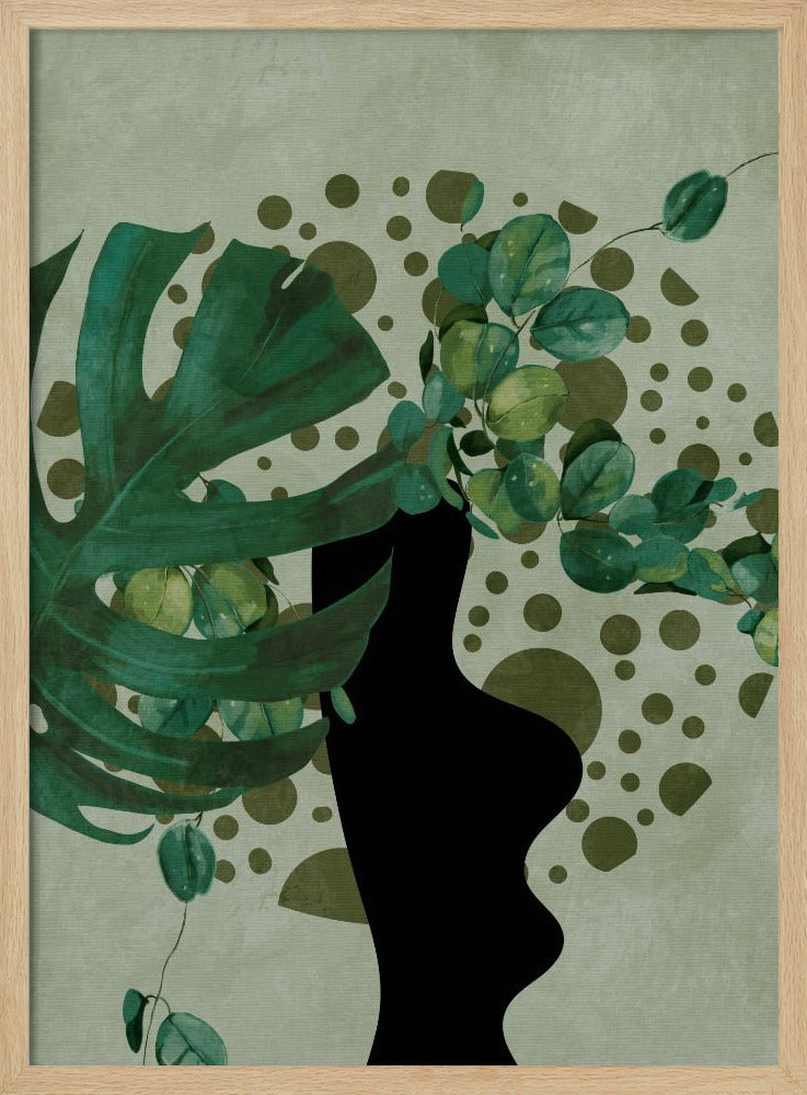 Leaves More 5 Kopie - Stretched Canvas, Poster or Fine Art Print I Heart Wall Art