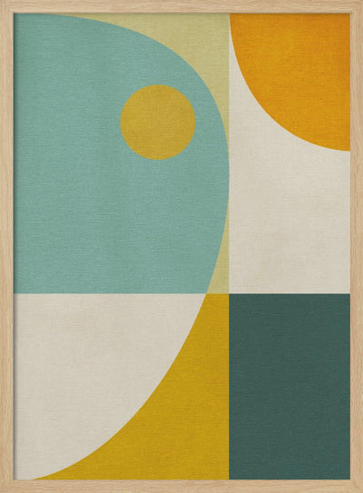 Rainbow Plus Shapes10 - Stretched Canvas, Poster or Fine Art Print I Heart Wall Art