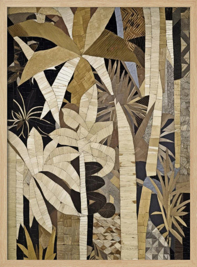 Bamboo Jungle - Stretched Canvas, Poster or Fine Art Print I Heart Wall Art