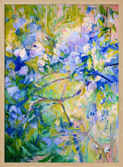 Vivid Colors And Delicate petals - Stretched Canvas, Poster or Fine Art Print I Heart Wall Art