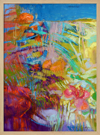 Blooming Heart - Stretched Canvas, Poster or Fine Art Print I Heart Wall Art