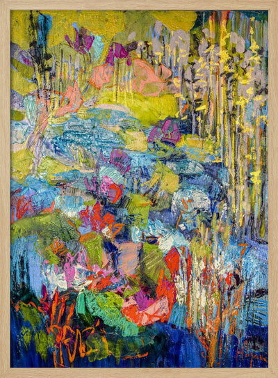 Vivid Nature Dance - Stretched Canvas, Poster or Fine Art Print I Heart Wall Art