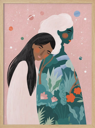 Reconnect - Stretched Canvas, Poster or Fine Art Print I Heart Wall Art