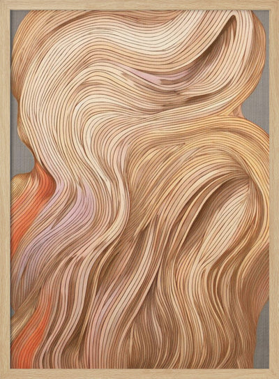 Nature line II - Stretched Canvas, Poster or Fine Art Print I Heart Wall Art