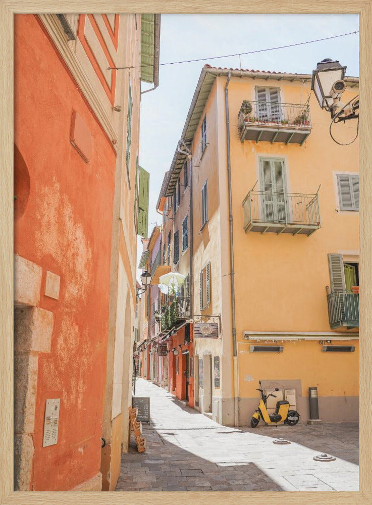 Colors of Menton - Stretched Canvas, Poster or Fine Art Print I Heart Wall Art