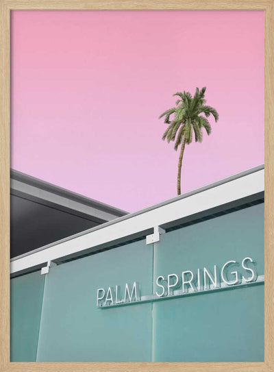 Welcome to Palm Springs - Stretched Canvas, Poster or Fine Art Print I Heart Wall Art