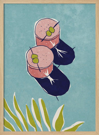 Drinks - Stretched Canvas, Poster or Fine Art Print I Heart Wall Art