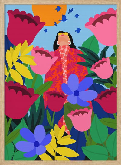 9933x14043 Din 70 - Stretched Canvas, Poster or Fine Art Print I Heart Wall Art