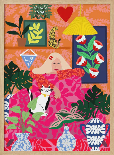 9933x14043 Din 66 - Stretched Canvas, Poster or Fine Art Print I Heart Wall Art