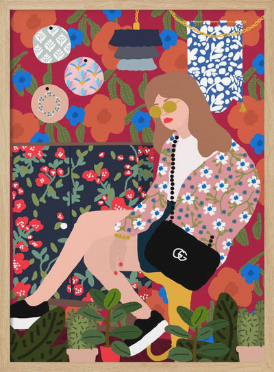 9933x14043 Din 7 - Stretched Canvas, Poster or Fine Art Print I Heart Wall Art