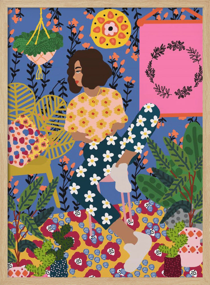 9933x14043 Din 6 - Stretched Canvas, Poster or Fine Art Print I Heart Wall Art