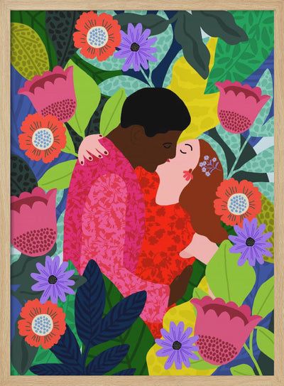 9933x14043 Din 130 May Your Love Blossom 1 - Stretched Canvas, Poster or Fine Art Print I Heart Wall Art