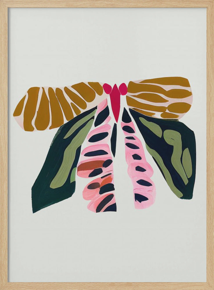 9933x14043 Din 140 Abstract Butterfly.png - Stretched Canvas, Poster or Fine Art Print I Heart Wall Art