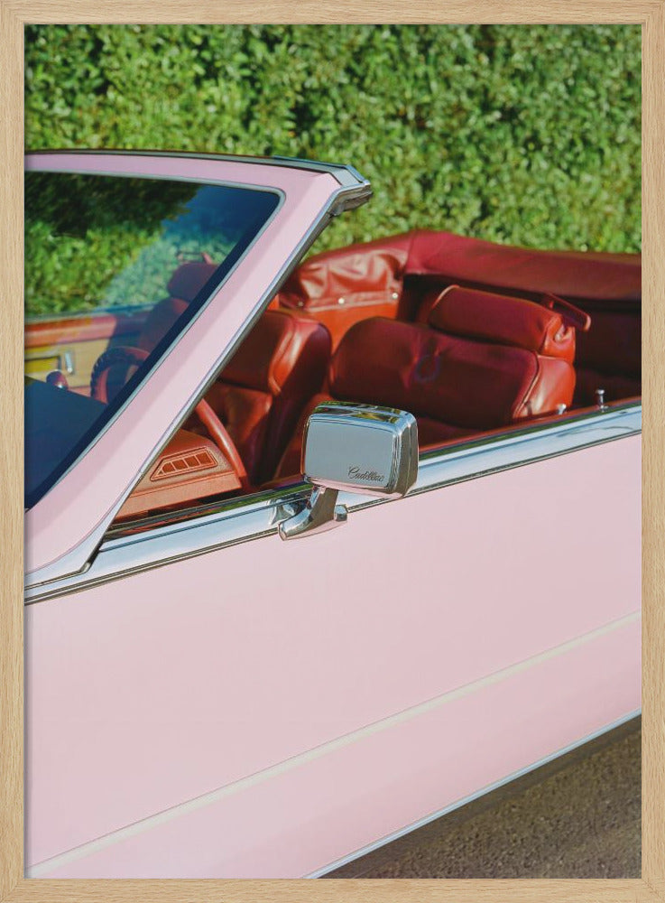 Pink Cadillac - Stretched Canvas, Poster or Fine Art Print I Heart Wall Art