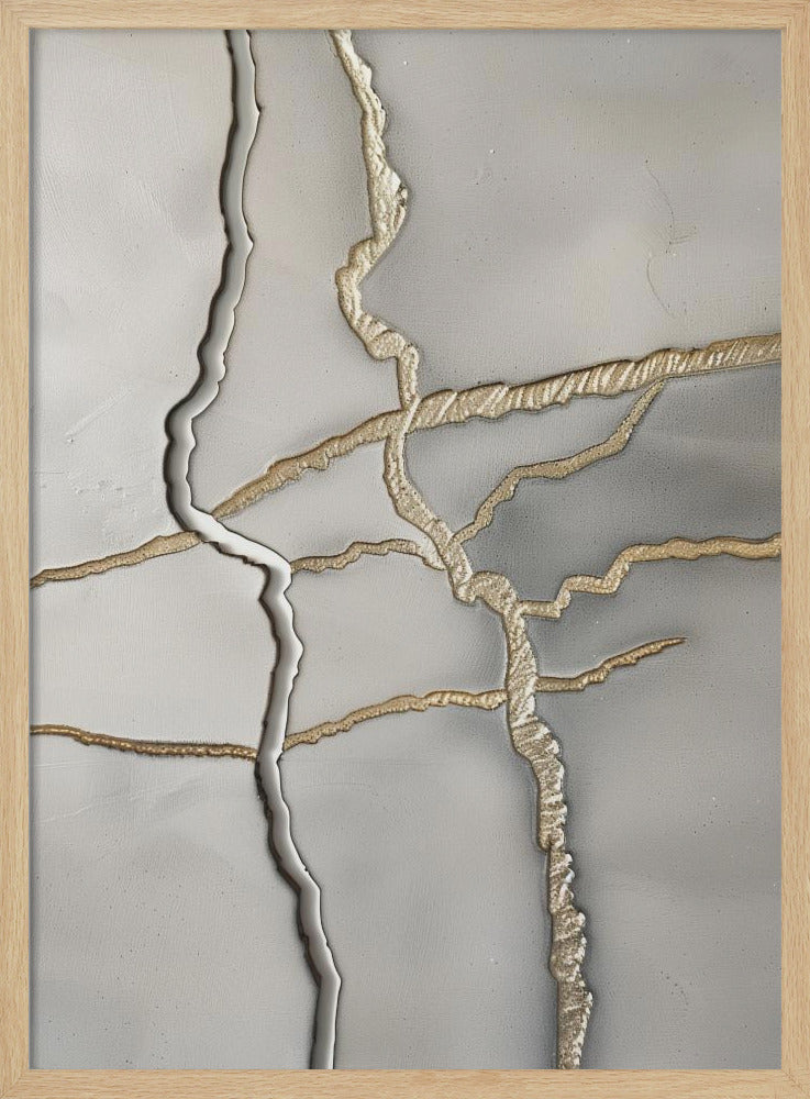 Metallic landscape nº1 - Stretched Canvas, Poster or Fine Art Print I Heart Wall Art