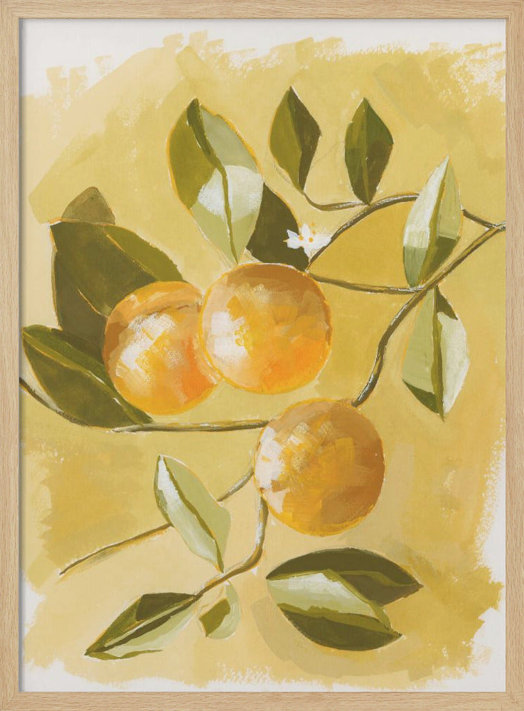 Orange Tree - Stretched Canvas, Poster or Fine Art Print I Heart Wall Art