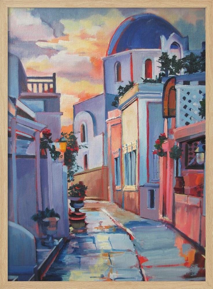 Greek Church - Stretched Canvas, Poster or Fine Art Print I Heart Wall Art