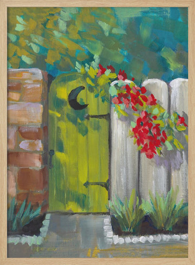 Moon Door - Stretched Canvas, Poster or Fine Art Print I Heart Wall Art