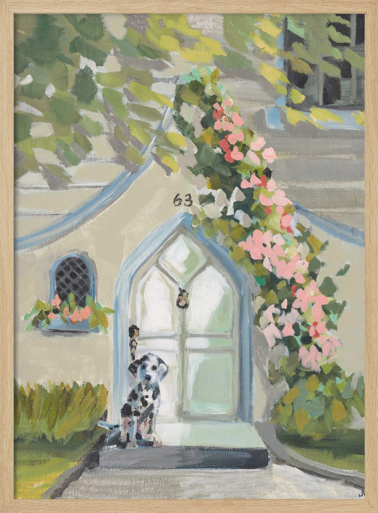 White Door - Stretched Canvas, Poster or Fine Art Print I Heart Wall Art