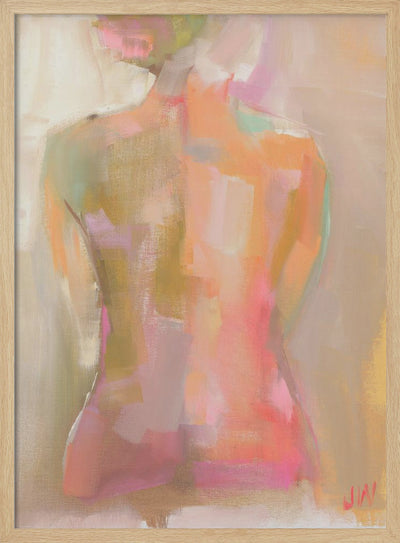 Woman S Back - Stretched Canvas, Poster or Fine Art Print I Heart Wall Art