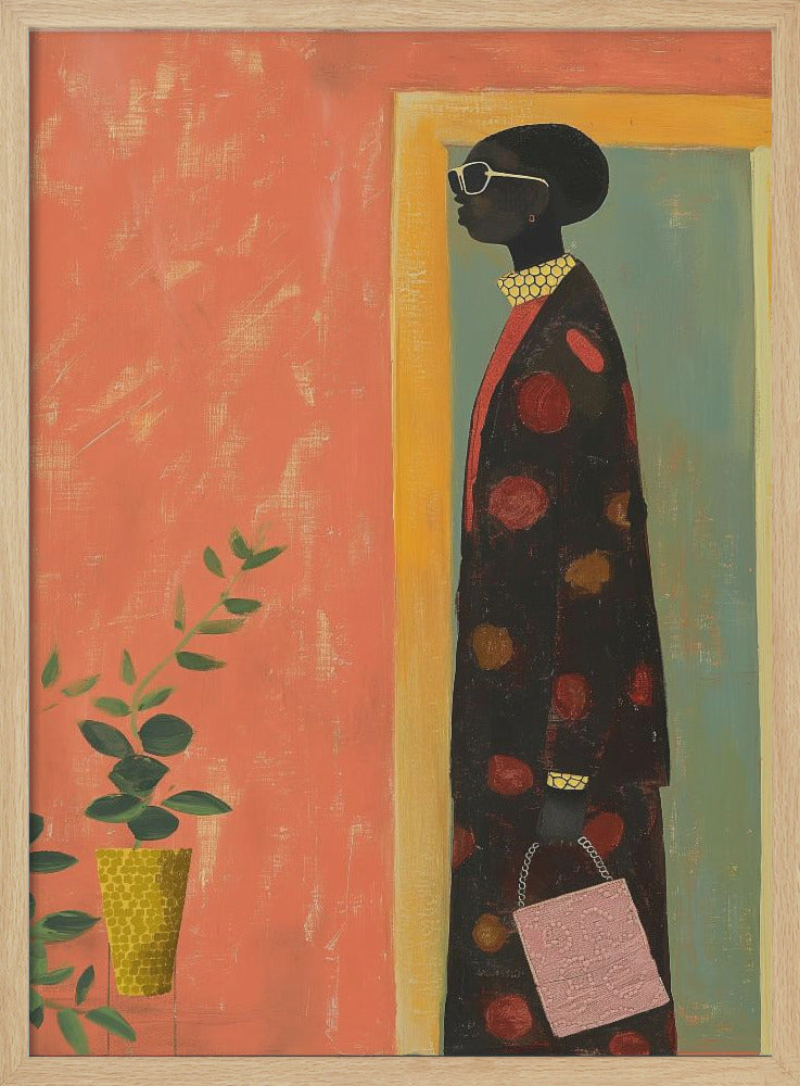 Portrait of a Woman - Stretched Canvas, Poster or Fine Art Print I Heart Wall Art