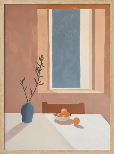 Serene Interior - Stretched Canvas, Poster or Fine Art Print I Heart Wall Art