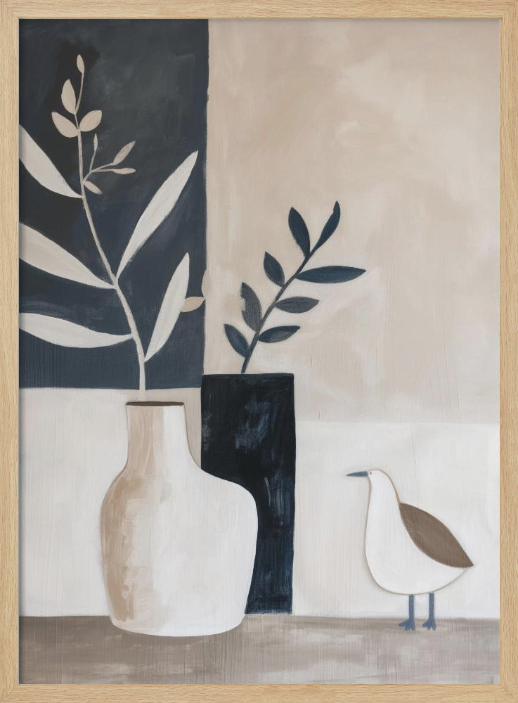 Neutral Scene - Stretched Canvas, Poster or Fine Art Print I Heart Wall Art