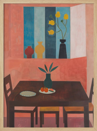 The Restaurant - Stretched Canvas, Poster or Fine Art Print I Heart Wall Art