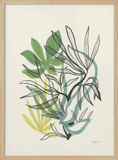 Foliage N.4 - Stretched Canvas, Poster or Fine Art Print I Heart Wall Art