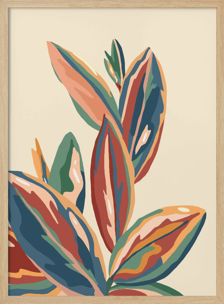 Mediterranean Botanical - Stretched Canvas, Poster or Fine Art Print I Heart Wall Art
