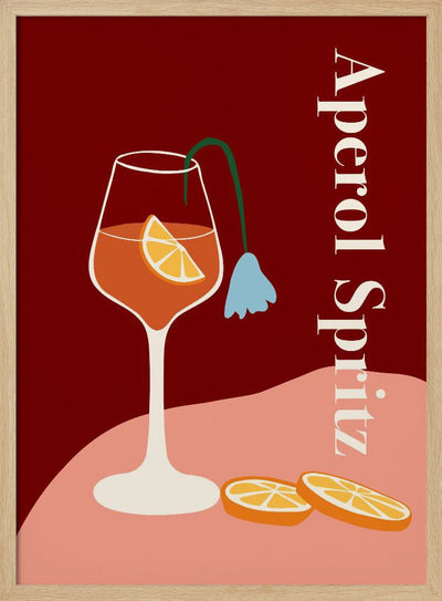 Aperol Spritz - Stretched Canvas, Poster or Fine Art Print I Heart Wall Art