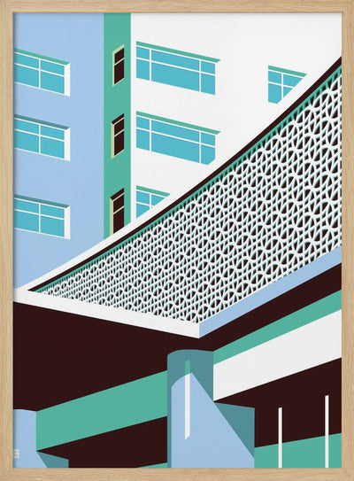 Miami Sherryfontenac - Stretched Canvas, Poster or Fine Art Print I Heart Wall Art