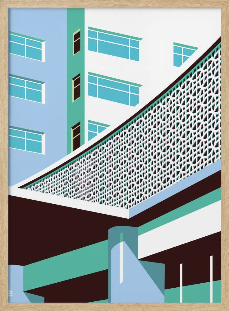 Miami Sherryfontenac - Stretched Canvas, Poster or Fine Art Print I Heart Wall Art