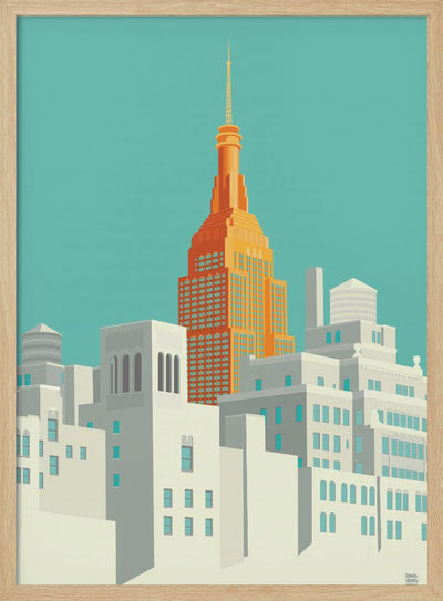New York View from the highline - Stretched Canvas, Poster or Fine Art Print I Heart Wall Art