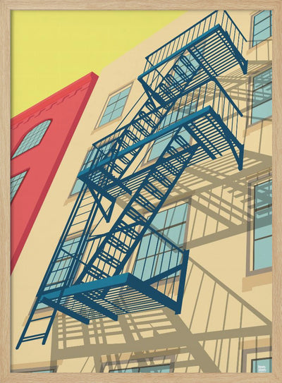 New York West Village - Stretched Canvas, Poster or Fine Art Print I Heart Wall Art