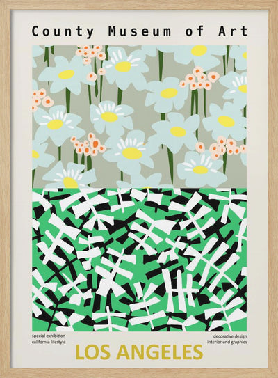 County Museum of Art Los Angeles - Stretched Canvas, Poster or Fine Art Print I Heart Wall Art